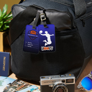 Personalised Basketball Themed Luggage Tag