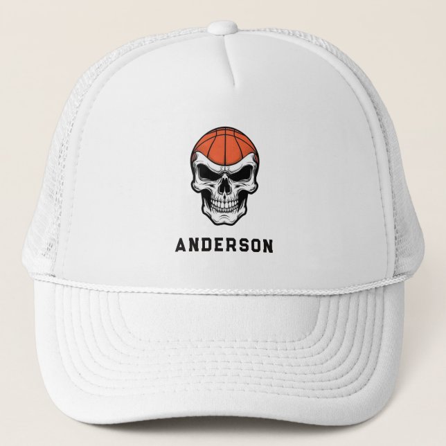 Personalised Basketball Wings Trucker Hat name (Front)