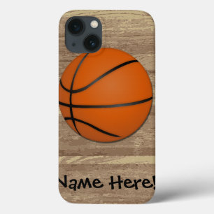 Personalised Basketball Wood Floor iPhone 13 Case