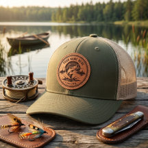 Personalised Bass Fishing Adventure Logo