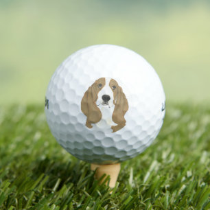 Personalised Basset Hound Golf Balls