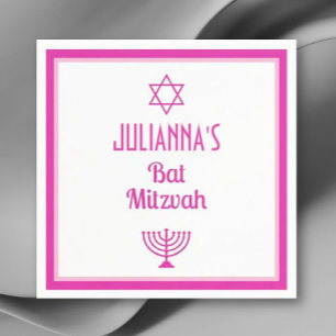 Personalised Bat Mitzvah Napkins