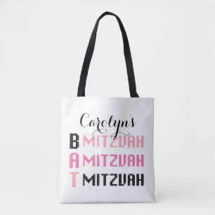Personalised Bat Mitzvah Tote Bag