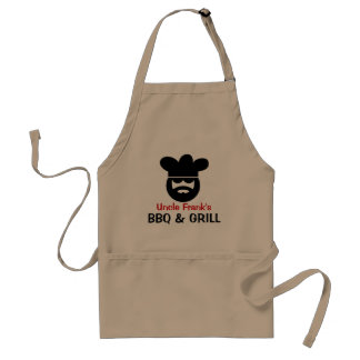 Personalised BBQ apron for men