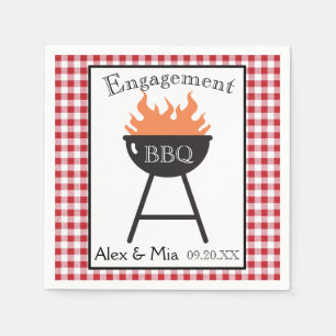 Personalised BBQ Paper Napkin