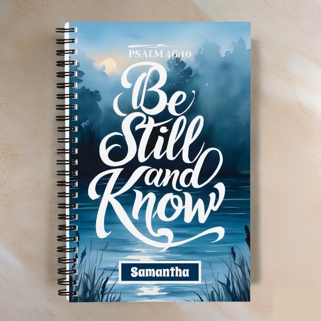 Personalised Be Still and Know Christian Journal (Creator Uploaded)