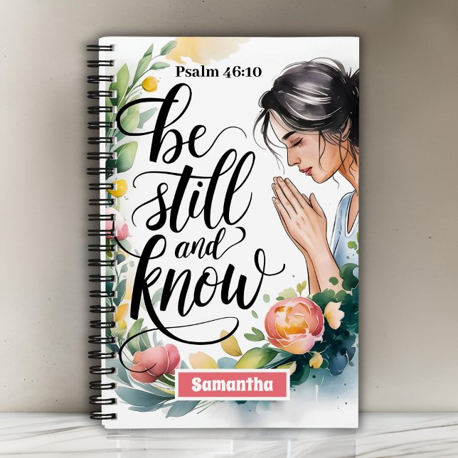 Personalised Be Still and Know Christian Journal (Creator Uploaded)