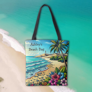 Personalised Beach Bag