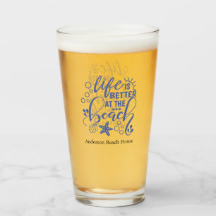 Personalised Beach House Ocean Condo Coastal Glass