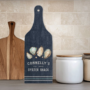 Personalised Beach House Oyster Shack Cutting Board