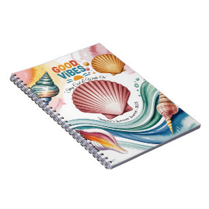 Personalised Beach Journal   Good Vibes