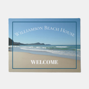 Personalised Beach Ocean Door Mat