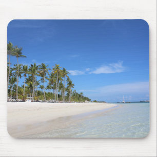 Personalised Beach Palm Tree Tropical Mouse Pad