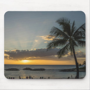 Personalised Beach Palm Tree Tropical Mouse Pad