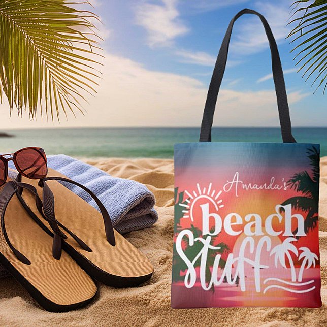 Personalised   "Beach stuff"  Tote Bag (Creator Uploaded)