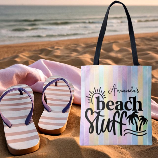 Personalised "Beach stuff"  Tote Bag (Creator Uploaded)