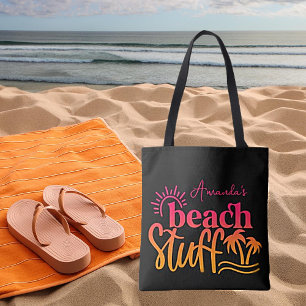 Personalised "Beach stuff" Tote Bag
