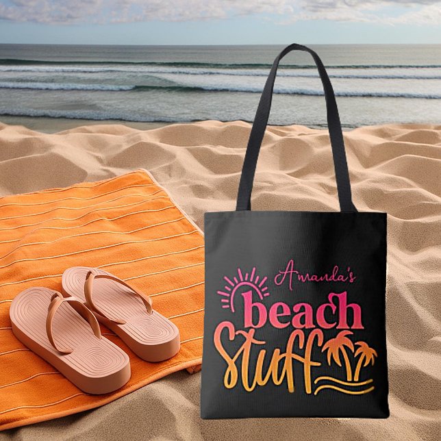 Personalised "Beach stuff"  Tote Bag (Creator Uploaded)