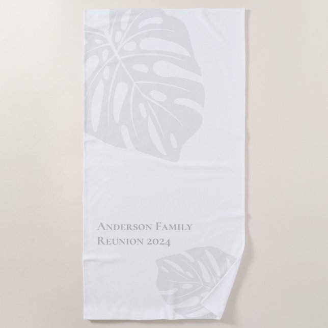 Personalised Beach Towel (Front)