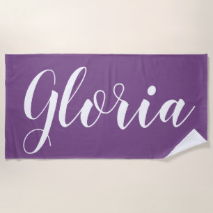 Personalised Beach Towel