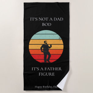 Personalised Beach Towel for Dad