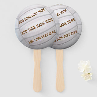 Personalised Beach Volleyball Hand Fan