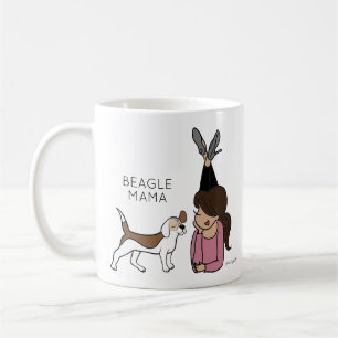 Personalised Beagle Mama Coffee Mug