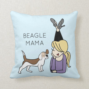 Personalised Beagle Mama  Cushion