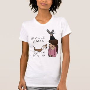 Personalised Beagle Mama T-Shirt