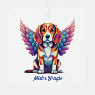 Personalised Beagle Memorial Acrylic Dog Ornament
