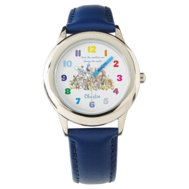 Personalised Beatrix Potter Peter and Friends Watch (Front)