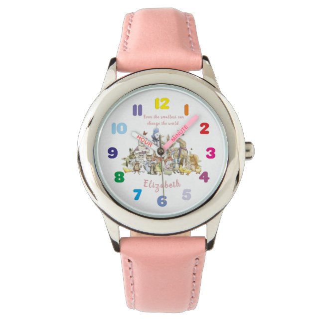 Personalised Beatrix Potter Peter and Friends Watch (Front)
