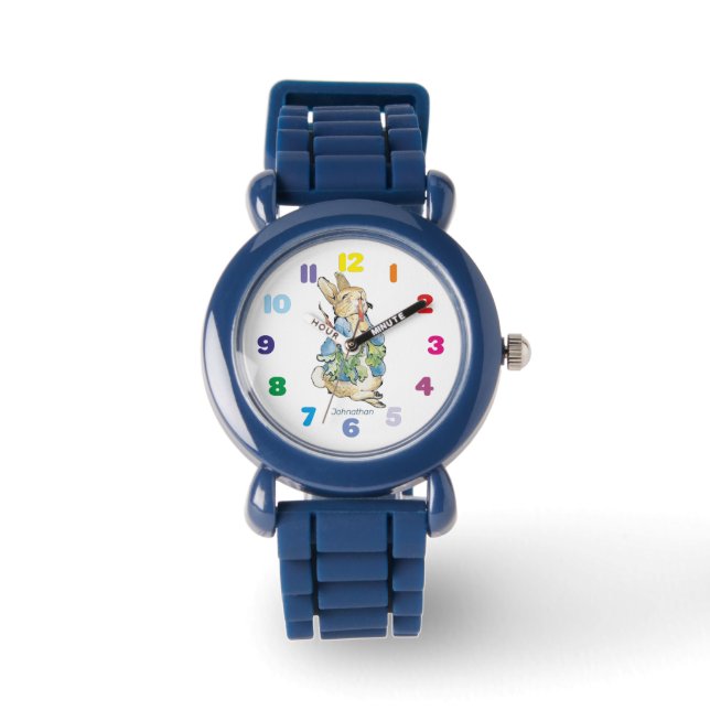 Personalised Beatrix Potter Peter the Rabbit Watch (Front)