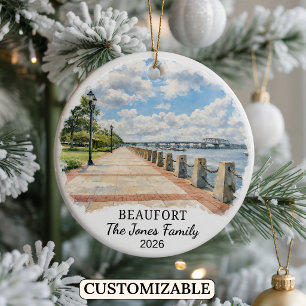 Personalised Beaufort Ornament, South Carolina Ceramic Ornament