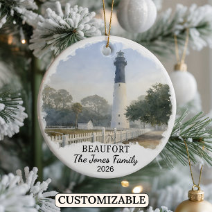 Personalised Beaufort Ornament, South Carolina Ceramic Ornament
