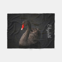 Personalised Beautiful Black Swan