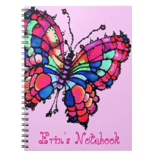 Personalised Beautiful Butterfly Notebook