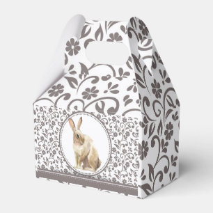 Personalised Beautiful Easter Rabbit Favour Box