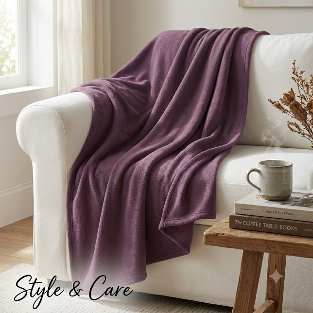 Personalised Beautiful Mulberry Fleece (3 Sizes) Blanket (Personalized Beautiful Mulberry Fleece (3 Sizes) Blanket)