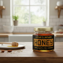 Personalised Bee-Themed Business Stickers 