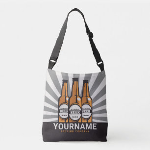 Personalised Beer Bottle Craft Brewing Company  Crossbody Bag