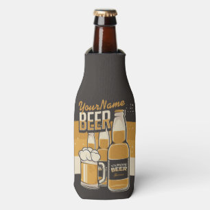 Personalised Beer Bottle Sudsy Mug Brewing Bar Cooler