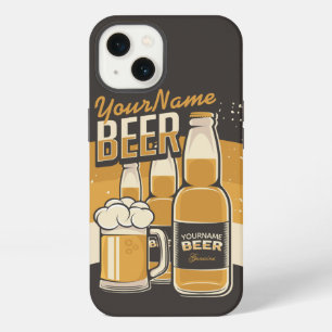 Personalised Beer Bottle Sudsy Mug Brewing Bar iPhone 13 Case