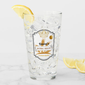 Personalised Beer Glass Cup