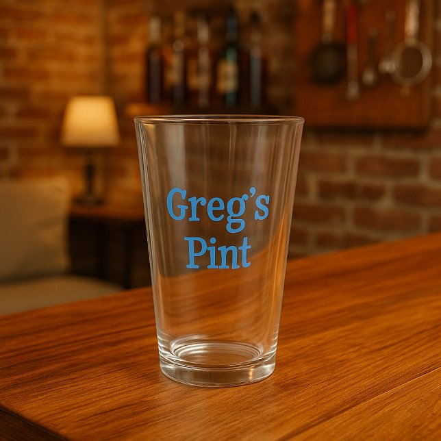Personalised Beer Glass Gift for Him or Home Bar (Creator Uploaded)