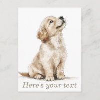 Personalised Beige Golden Retriever Baby