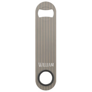 Personalised beige pinstripes