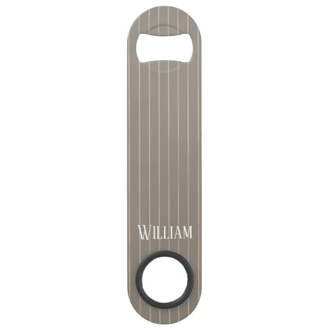 Personalised beige pinstripes (Front)