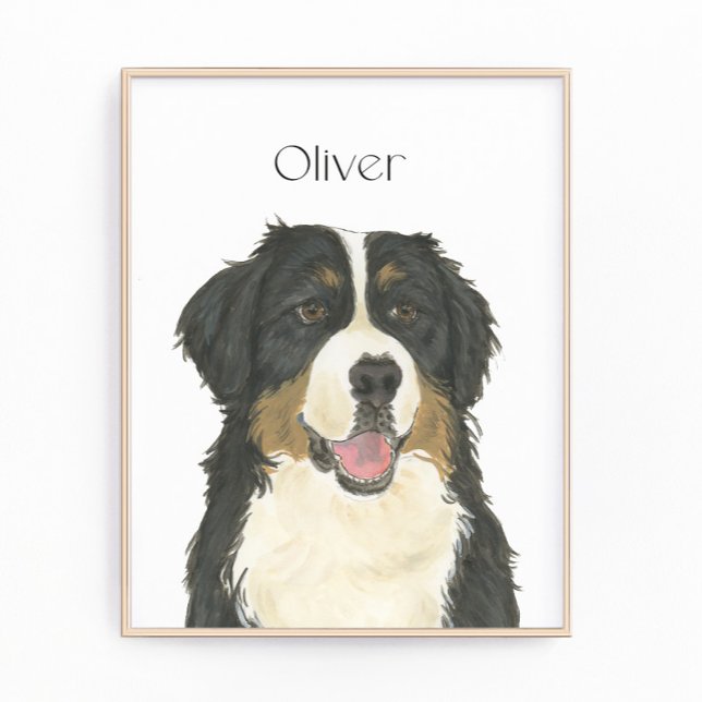 Personalised Bernese Mountain Dog Photo Print (Creator Uploaded)