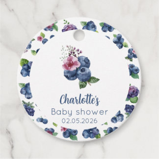 Personalised Berry Sweet Baby Shower Favour Tags